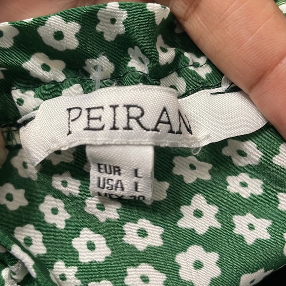 PIERAN Floral Mini Dress | Green | Medium - Picture 8 of 9